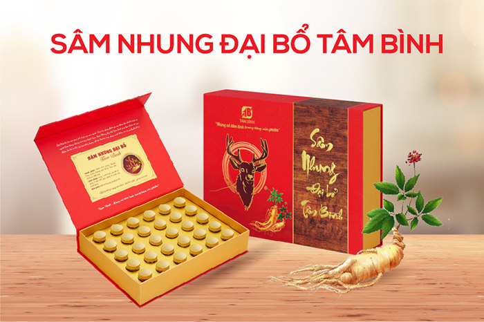 Sâm nhung đại bổ Tâm Bình phù hợp cho người cao tuổi mệt mỏi chán ăn