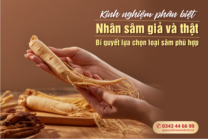 Phân biệt nhân sâm giả và thật